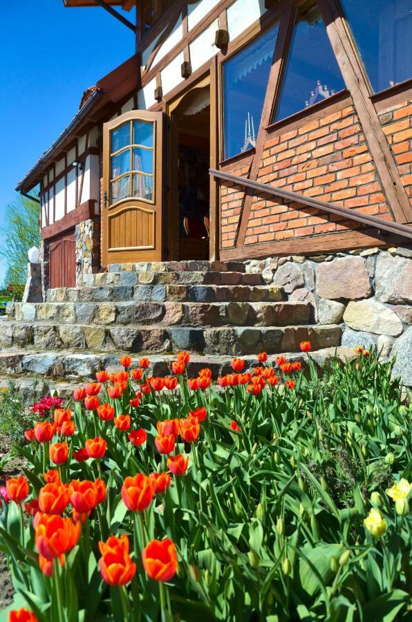 Вилла Dom Na Wodzie Mazury Dzwierzuty Экстерьер фото