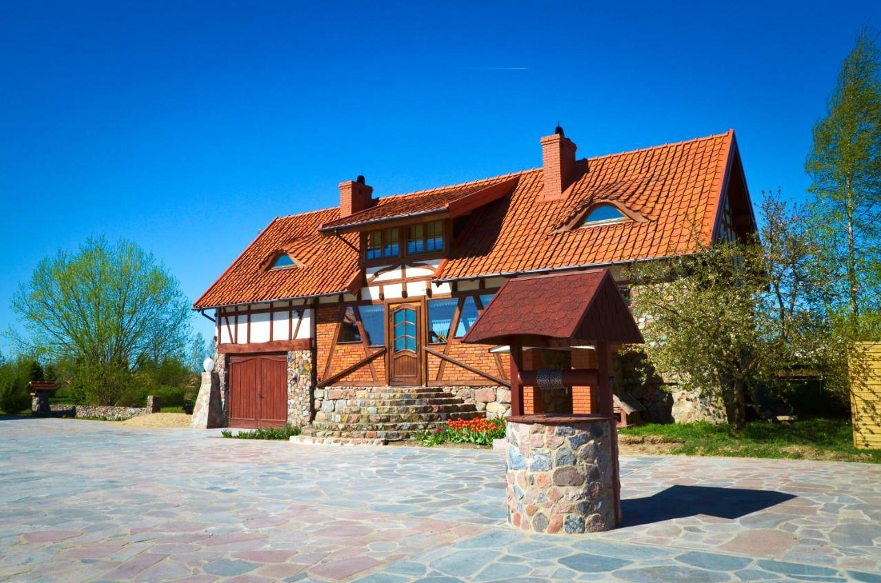 Вилла Dom Na Wodzie Mazury Dzwierzuty Экстерьер фото
